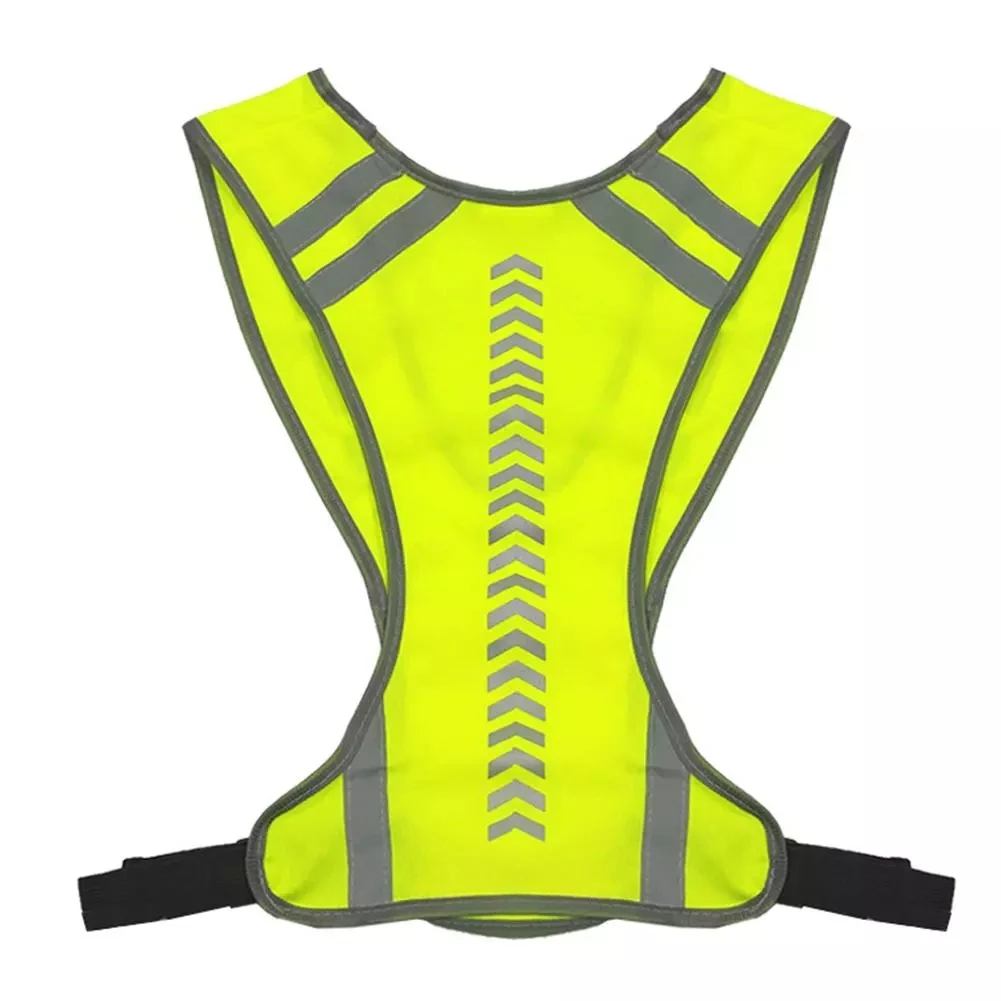 

Outdoor Night Riding Running Reflective Vest Safety Security Sports Vest Night Bicycle Cycling Riding Jogging Vest Guiding Light