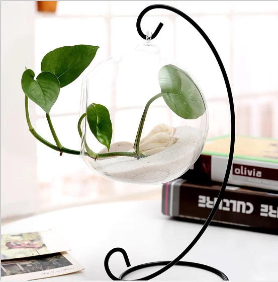 Новый стиль ретро железная линия цветы ваза железный стеллаж украшение Железный