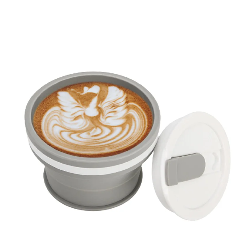 Складная кофейная чашка складная для чая термостойкая Экологически чистая