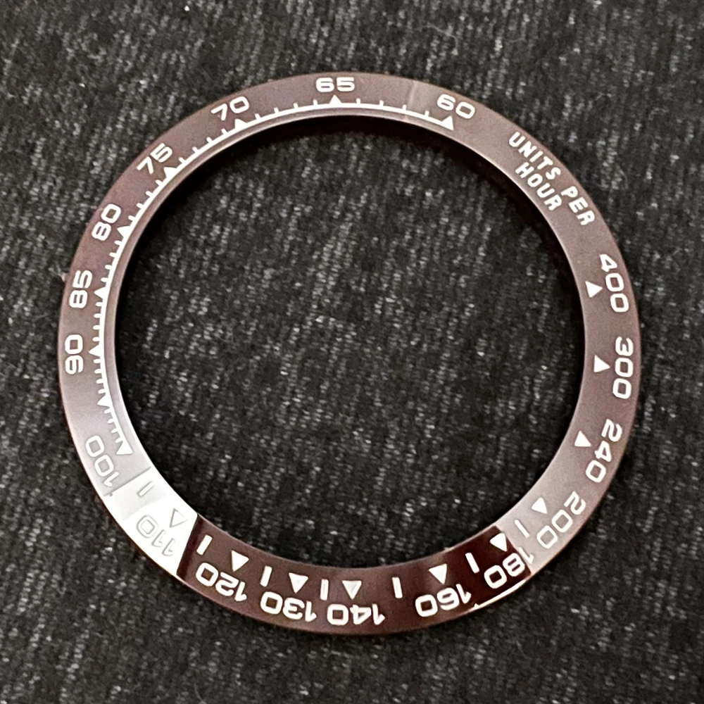 

Вставка для часов Daytona 116506 40 мм, с керамическим коричневым покрытием