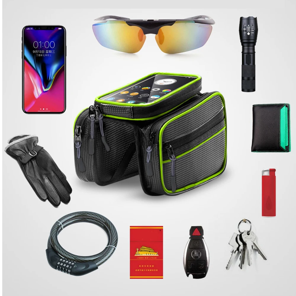 Велосипедный мобильный сотовый телефон сумка держатель для 6 0 дюймовой