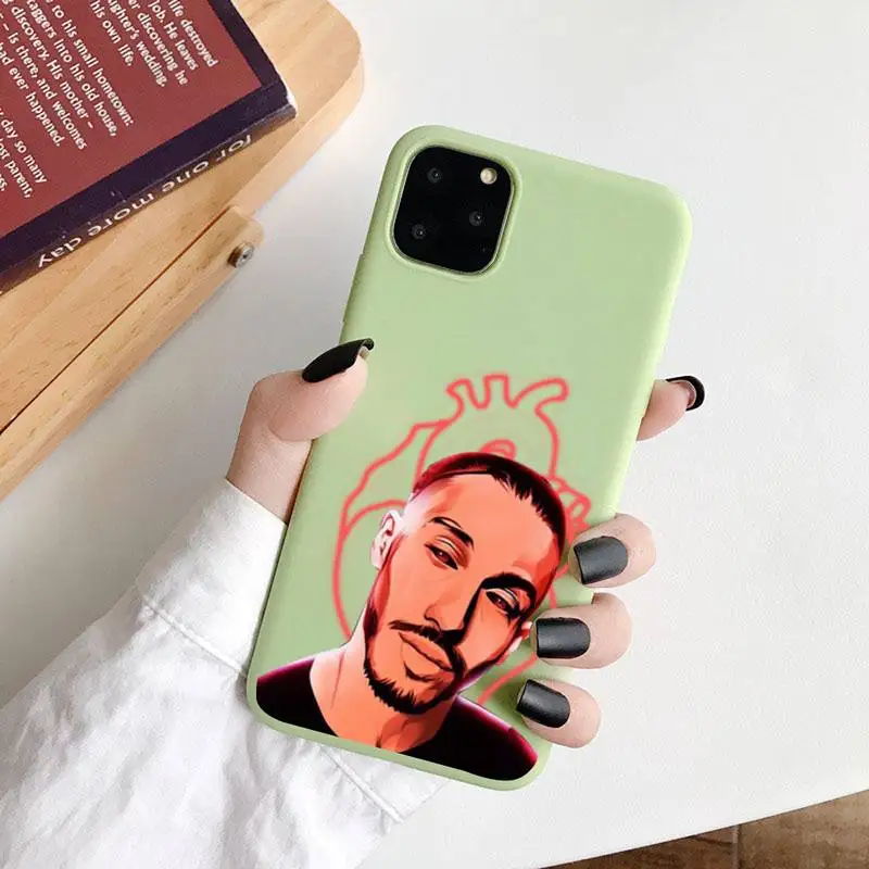 

PNL QLF rapper singer Phone Case Candy Color for iPhone 6 7 8 11 12 s mini pro X XS XR MAX Plus