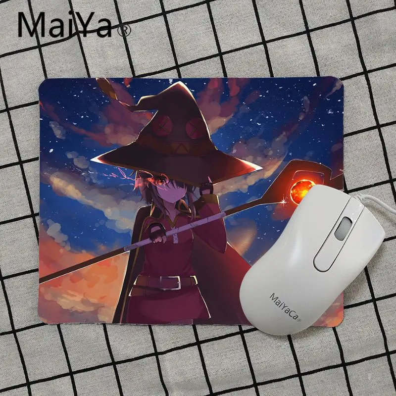 Maiya высокое качество Konosuba Megumin аниме уникальный настольный коврик игровой для