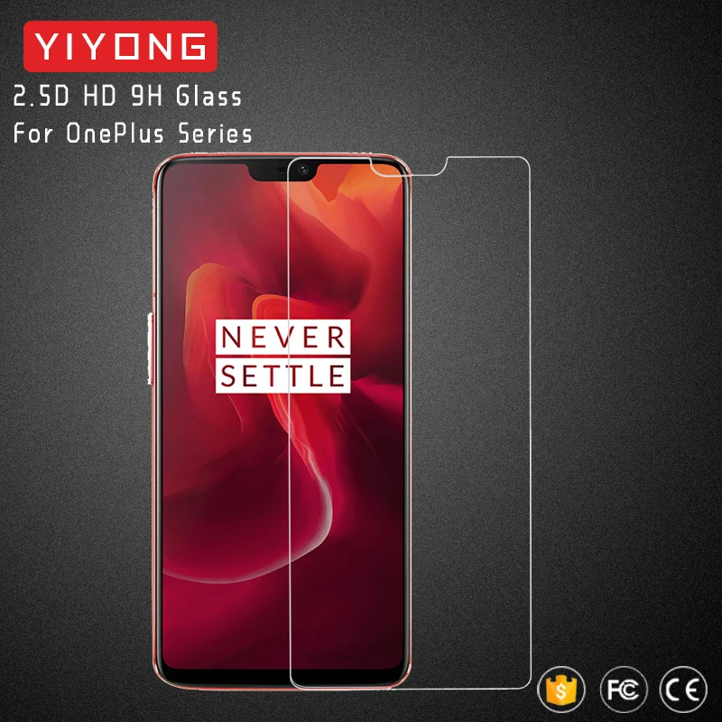 25 шт./лот YIYONG HD Стекло для Oneplus 6 T 6 T 5 5T 3T Закаленное стекло протектор экрана для OnePlus One Plus 5 6 7 T 7 T Pro стекло