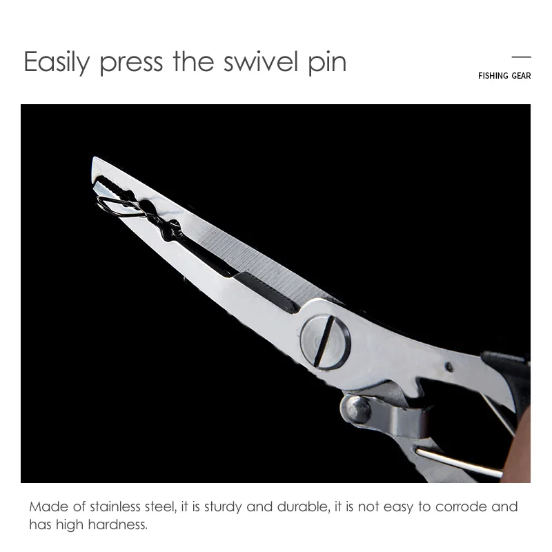 Lawaia Многофункциональный рыболовный зажим с изогнутым ртом клещи для контроля