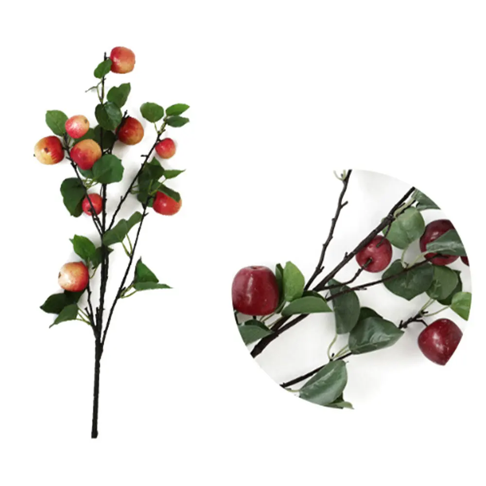 

Simulation Apple Branch Artificial Flower Arrangement Shooting Props Home Wedding Party Decoration