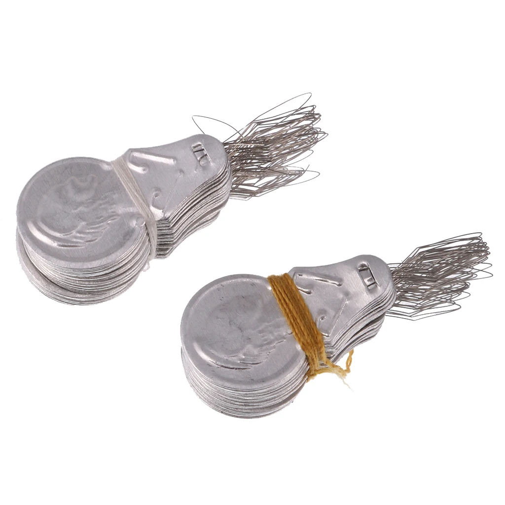 100 шт проволочная петля Игла DIY Threader стежка вставки Швейные ремесла