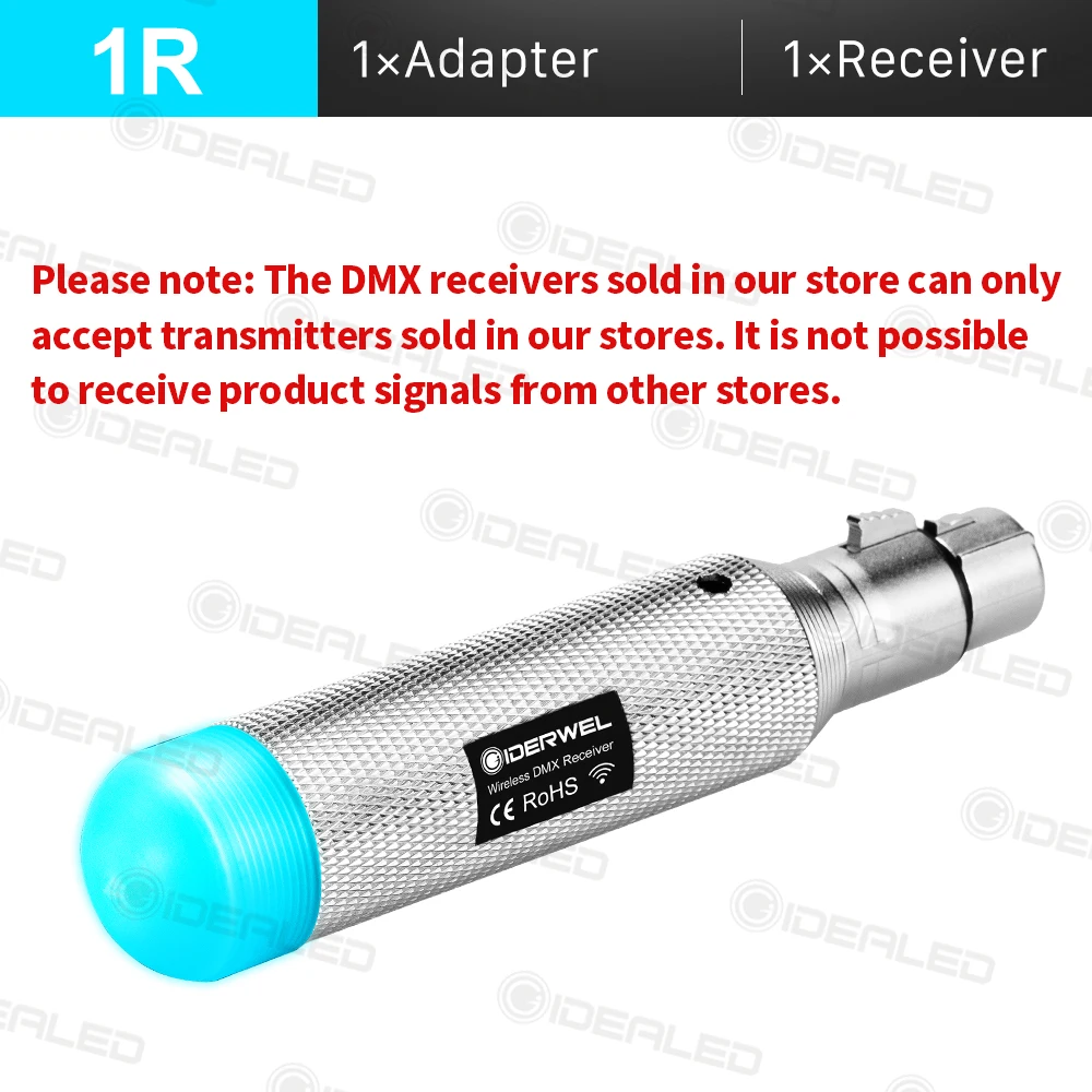 Dmx512 приемник передатчик Dmx светильник эффект батареи беспроводной 2,4 GISM 500 м дистанционный Коммуникационный приемник Музыка DJ клуб диско