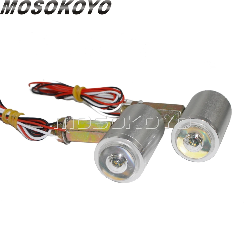 Светодиодный указатель поворота для мотоцикла 2 в 1 дневные ходовые огни стиле