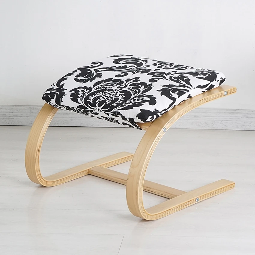 

Nordic style round footstool arc footstool European footstool matching chair multi-color optional footstool footstool