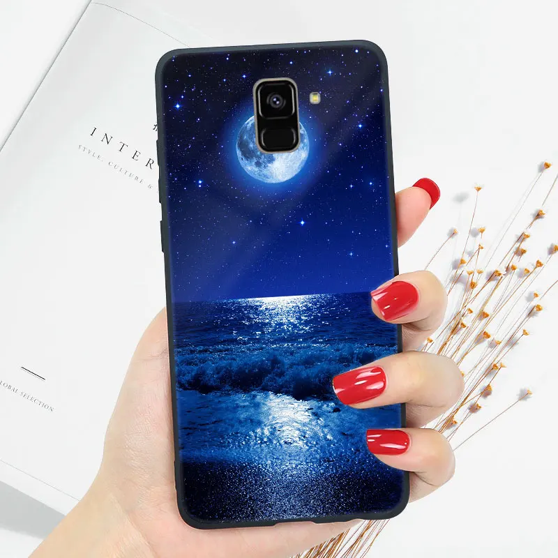 oo13 Мягкий для samsung J6 плюс чехол Глянцевая блестящая для samsung Galaxy J4 Plus J3 J5 J7 чехол Coque - Цвет: oo13