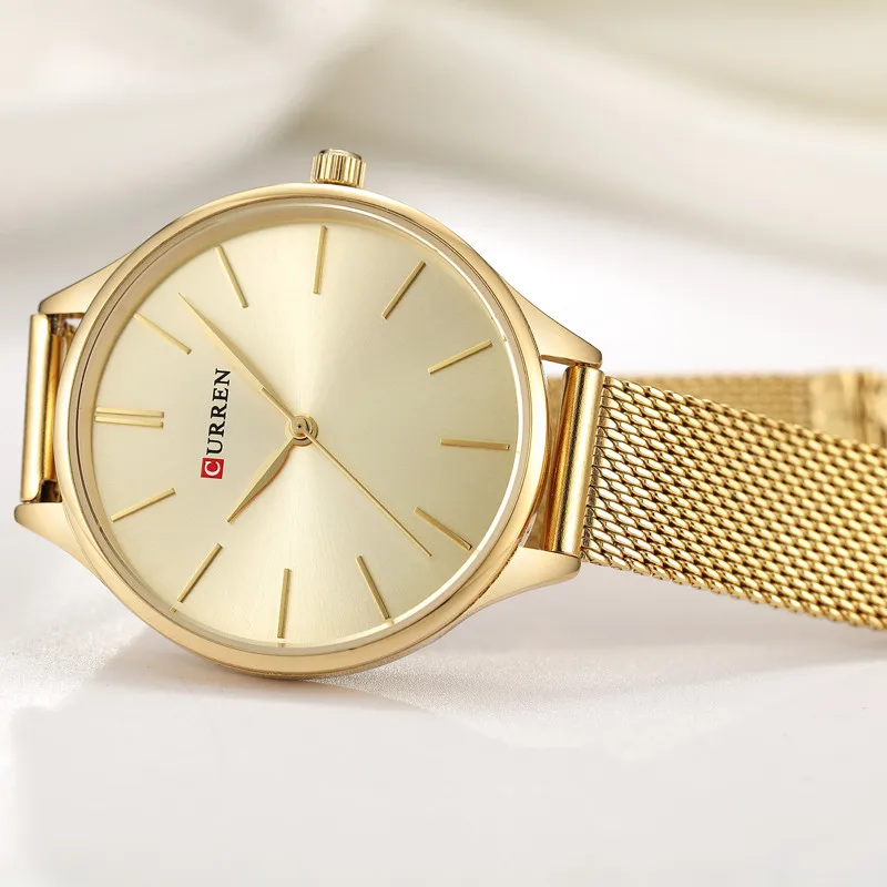 Casual Women Quartz Watch Fashion Dress Brand Ladies Bracelet Rose Gold Mesh Strap Wrist Clock Relogio Feminino | Наручные часы