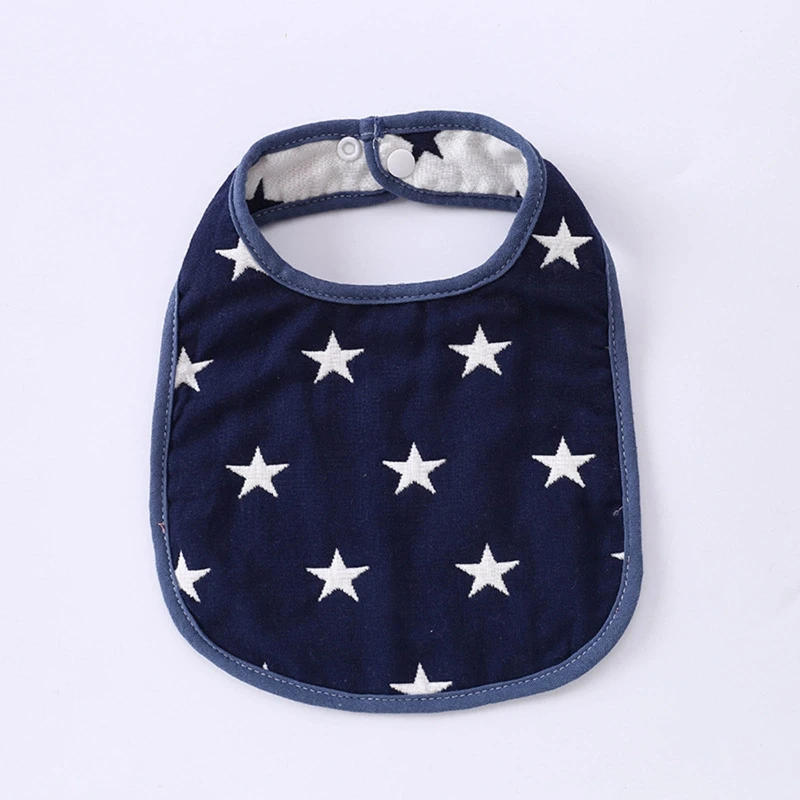 

5pcs/set Newborn Baby Cartoon Pattern Cotton Bibs Infants Feeding Burp Cloths DXAD