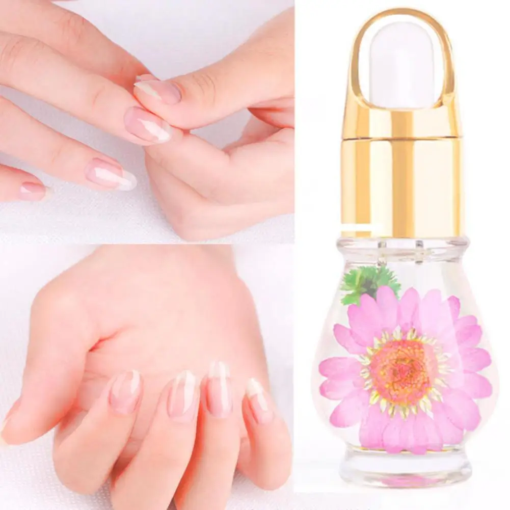 

15ml Professional Nail Nutritional Cuticle Oil Dry Flower Fresh Flavor Manicure Tool Nail Treatments