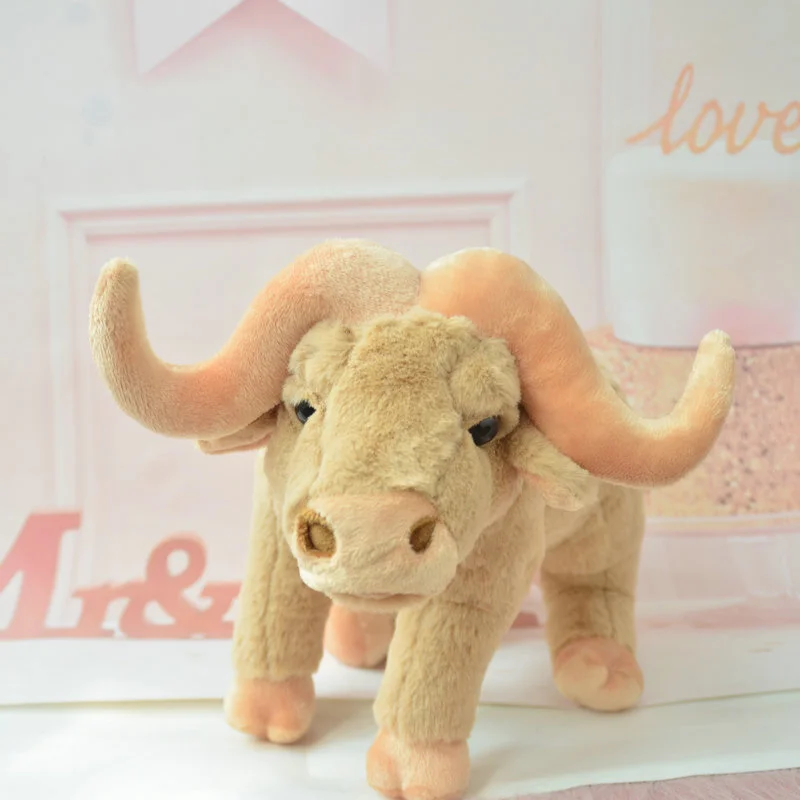 Детская милая плюшевая игрушка в виде быка диаметром 35 см кукла Успокаивающая