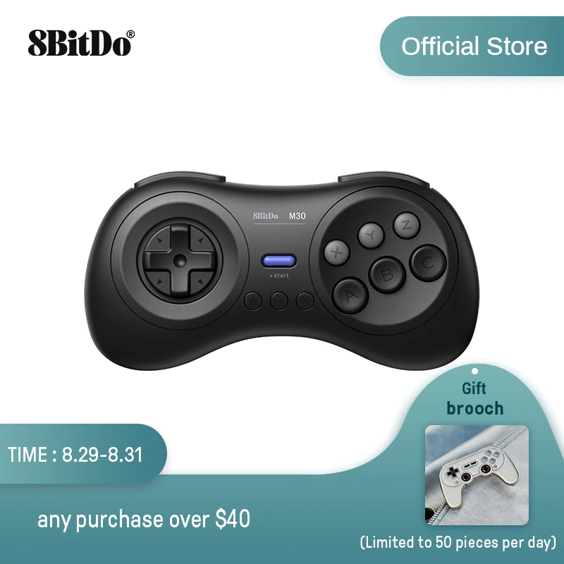 8bitdo M30 Bluetooth геймпад для Nintendo Switch PC macOS и Android с Sega Genesis Mega Drive|Геймпады| |