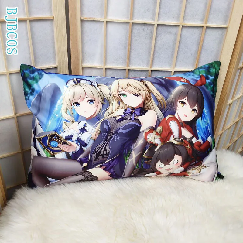 

Подушка BJBCOS Genshin Impact из янтаря, для женщин и мужчин, милые плюшевые аксессуары для косплея из мультфильма