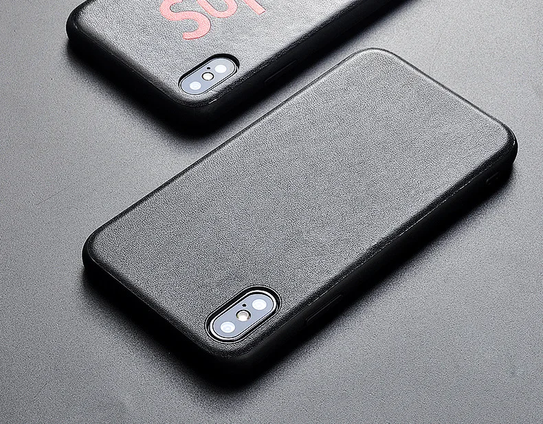 Роскошный чехол для IPhone 11 pro 7 8 Plus X XS Max XR кожаный чехол пуховая чистая зернистая задняя крышка для смартфона корпус из натуральной воловьей кожи