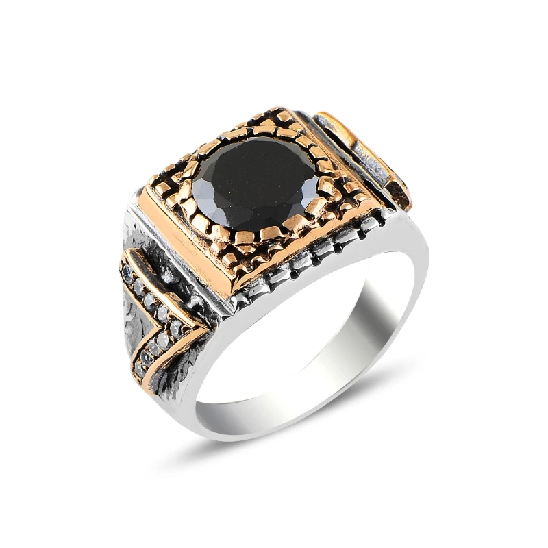 

Silverlina Silver Zircon Stone Ring