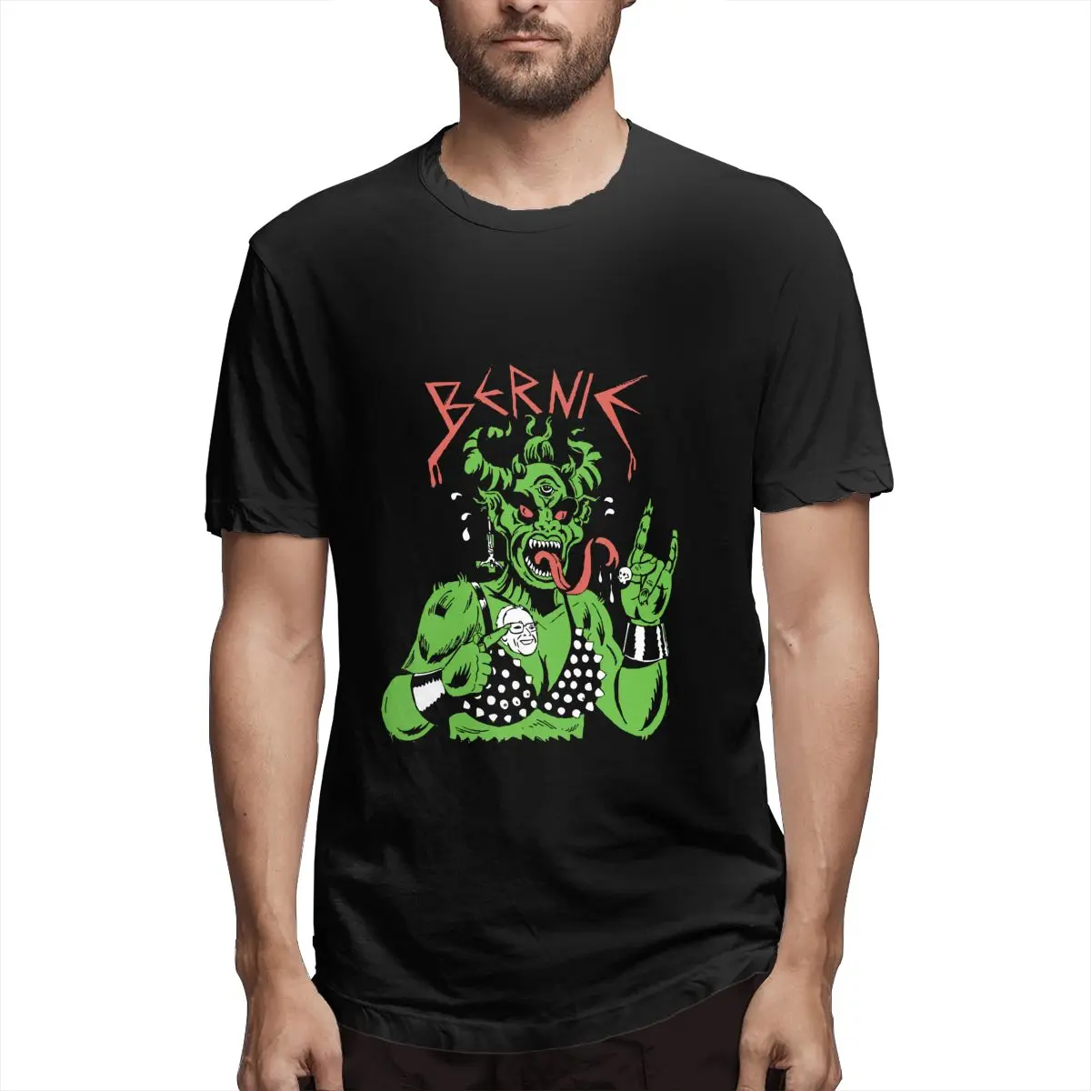 

Bernie Sanders In League With Bernie Long Men T Shirts Vintage Tee Shirt Short Sleeve Crew Neck T-Shirt New Arrival Clothing