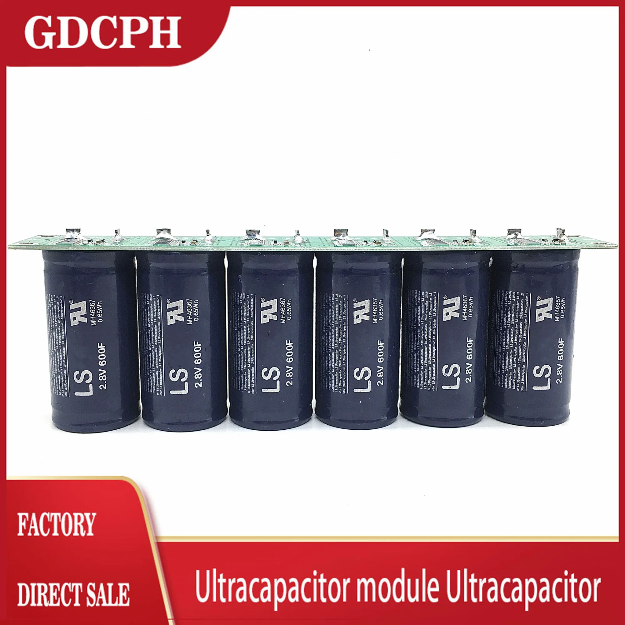 Supercapacitor module 16V100F Automotive Rectifier 2.8V600F*6 High current start Car starter Regulator Farad capacitor | Электронные