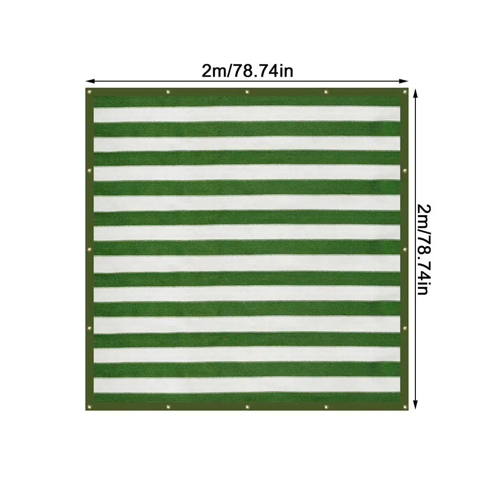 Полосатый балкон конфиденциальности Экранирование Открытый Кемпинг затеняющих