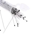 100 шт., иглы для образцов, нержавеющая сталь с пластиковой коробкой для школьной лаборатории