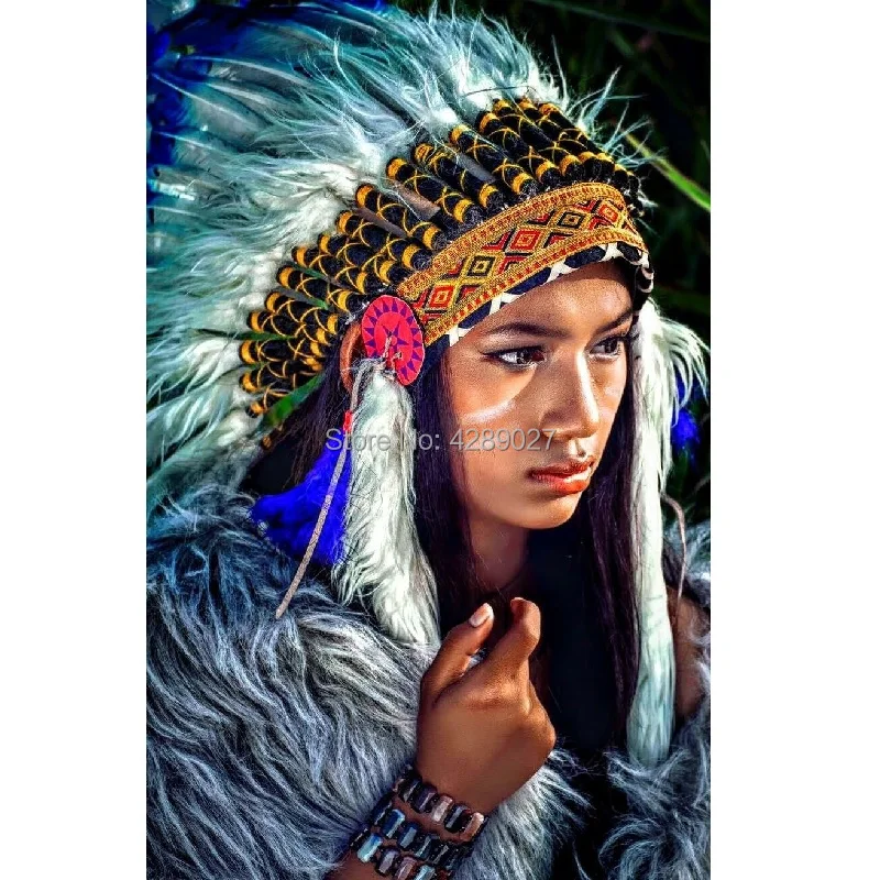 

5D Diamond Painting Indian Women Diamond Painting Kits,Diamond Embroidery Mosaic Paint Cross Stitch Square Round Full Drill