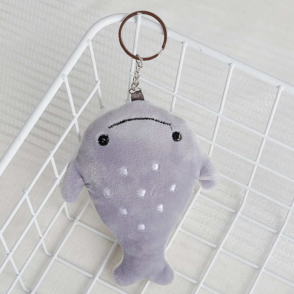 Cartoon Fish Animal Plush Stuffed Hanging Doll Keychain Ring Pendant Bag Decor | Key Chains