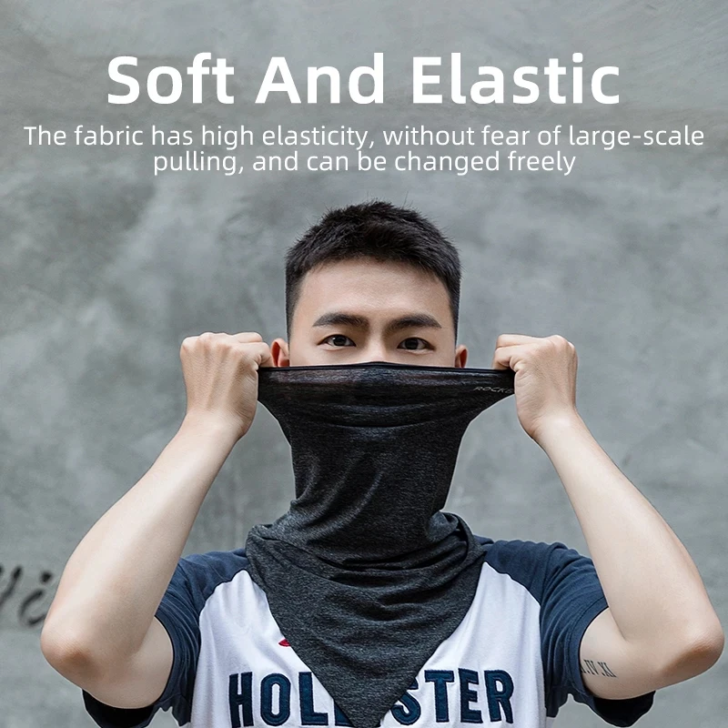 ROCKBROS велосипедная маска для лица шарф езды на велосипеде летняя бандана Защита