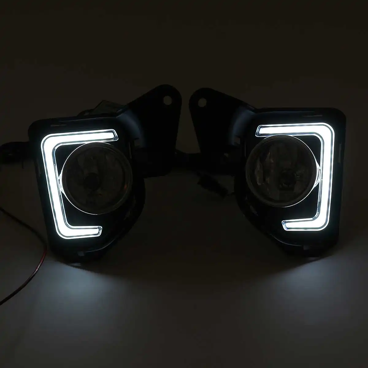 Led Drl с Галогенные Противотуманные светильник для Toyota Hiace 2014 2015 2016 2017 2018