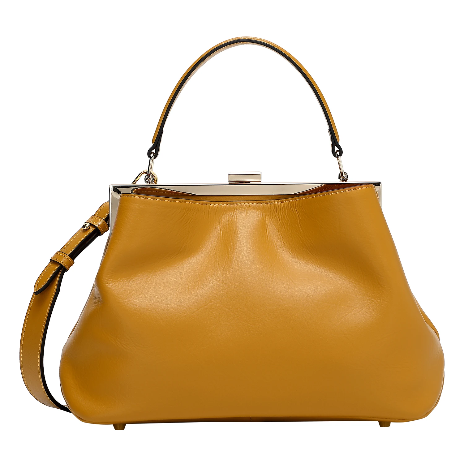 

Brand Luxury Fashion Handbag Genuine Leather Shoulder Bag Designer Casual Ladies Simple Top-handle Bags for Women