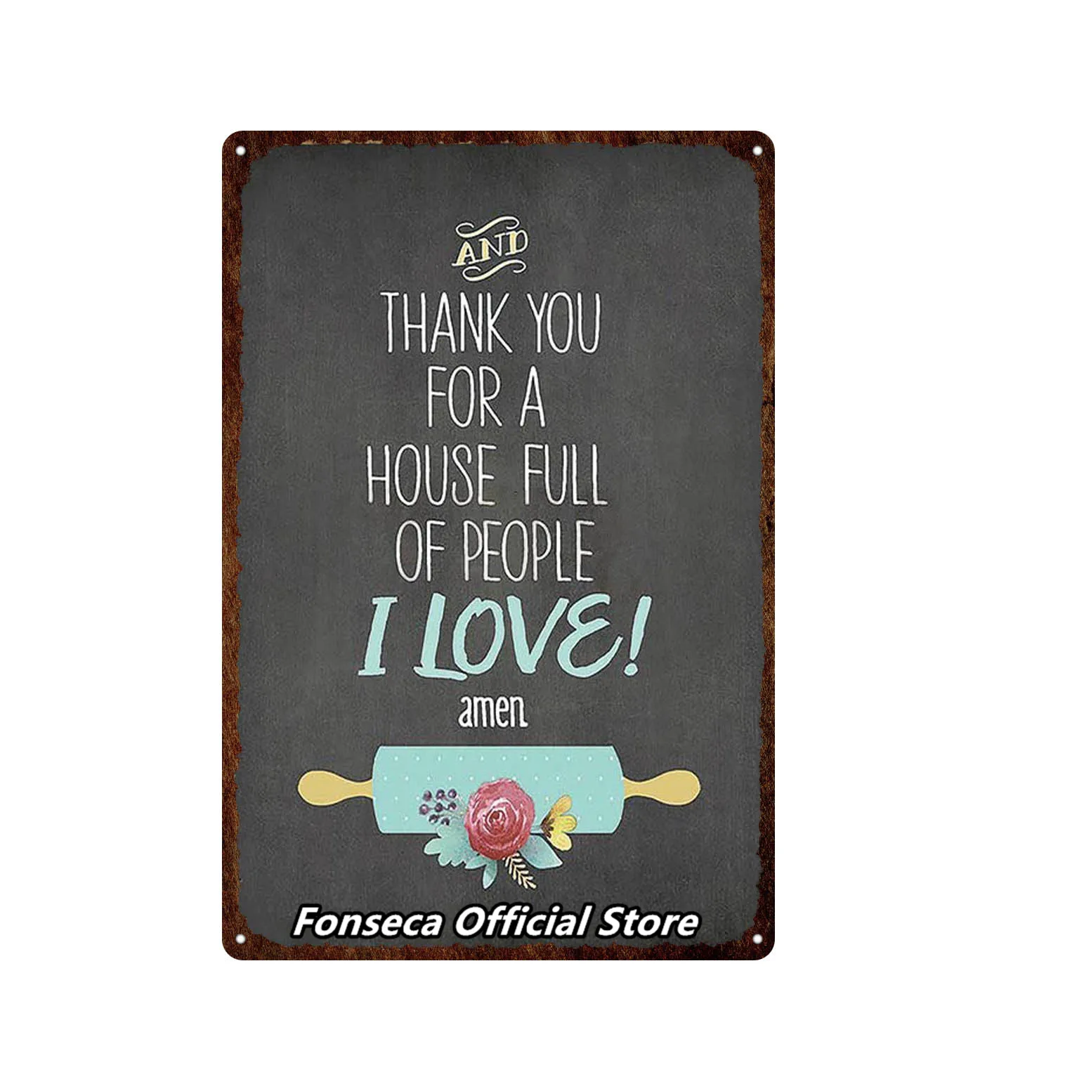EATING RULES Tin Sign Plaque Metal Vintage Wall Decor for Bar Pub Club Man Cave Retro Signs Painting | Дом и сад