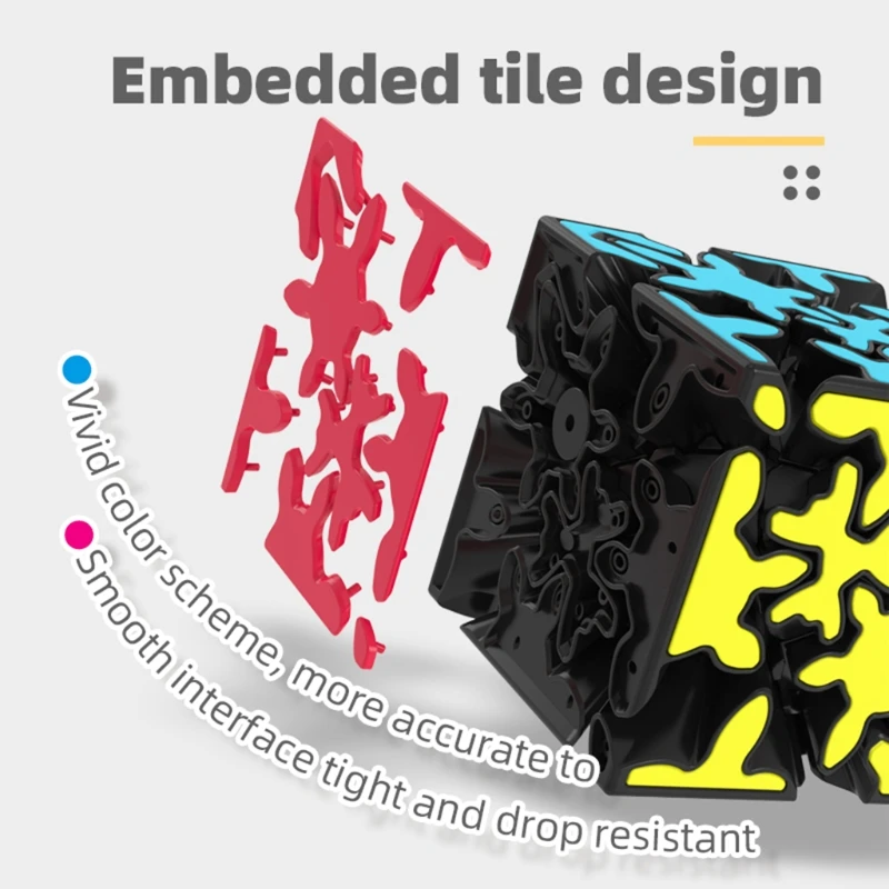 

3D Puzzle Box Smooth Speed Cube, Stress Relief Durable Twist Stickerless Magic Cube Toy, Mind Training Puzzle Gift Toy P15C