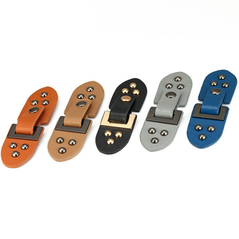 1pair Leather Combined Snap Buttons 12 Cm High Quality Fasten for Bags Fur Coat Decoration Garment Diy Sewing Material | Дом и сад