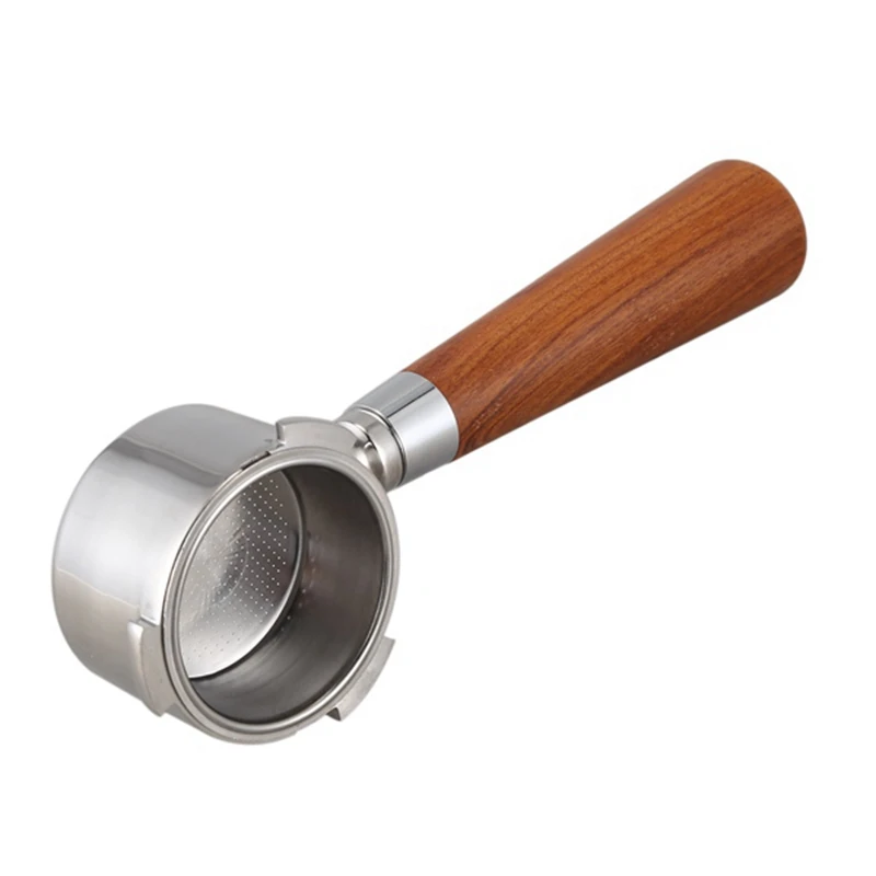 

51mm Stainless Steel Bottomless Espresso Machine for Powder Pressing with Delonghi EC680 EC685 Filter Basket