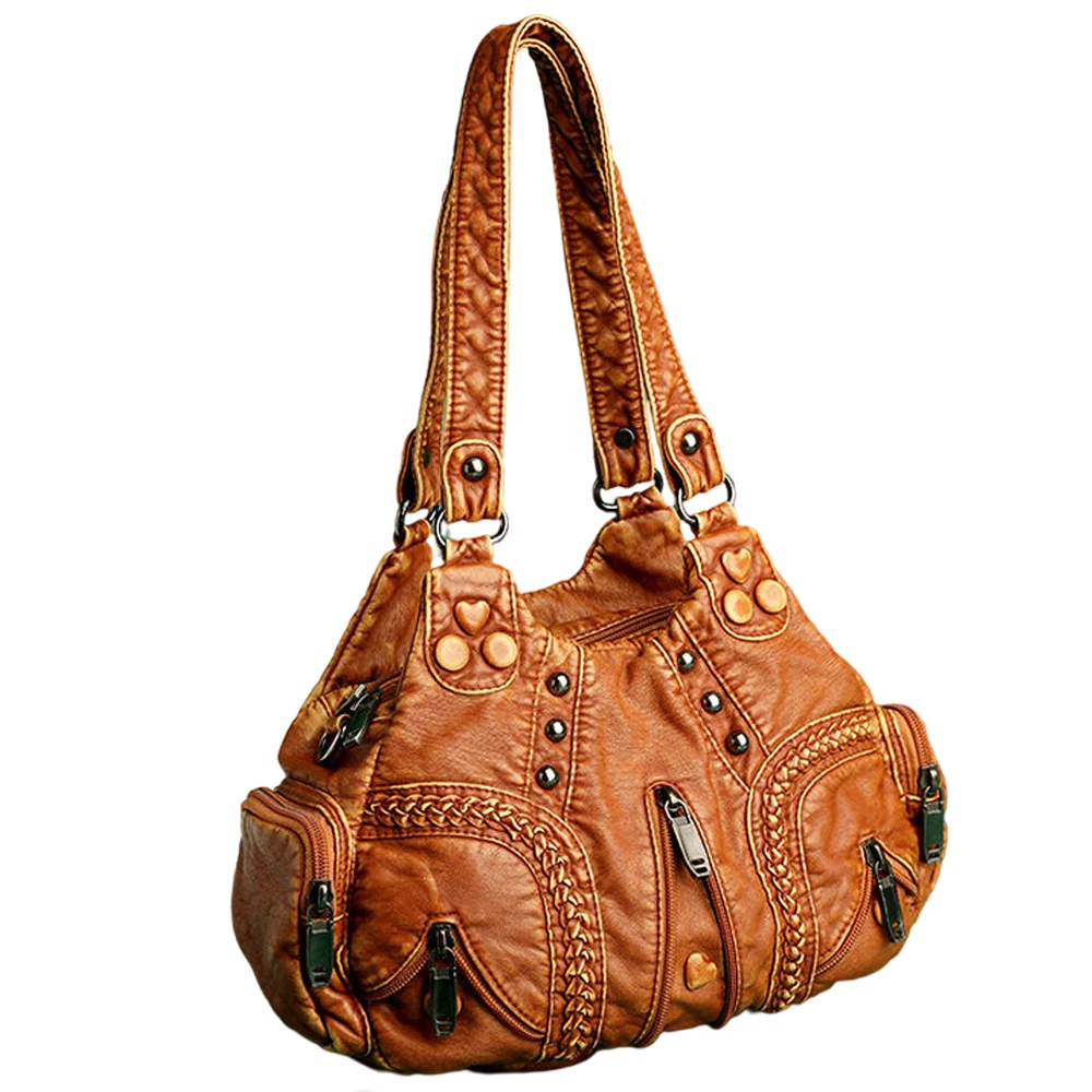 

Женская сумочка из ПУ кожи, в стиле ретро