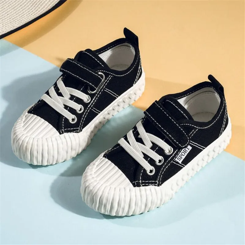 

Children Canvas Shoes For Girls Kids Shoes Girls Boys Breathable Sneakers Autumn New Baby Kids Casual Shoes White 2-13 Years Old