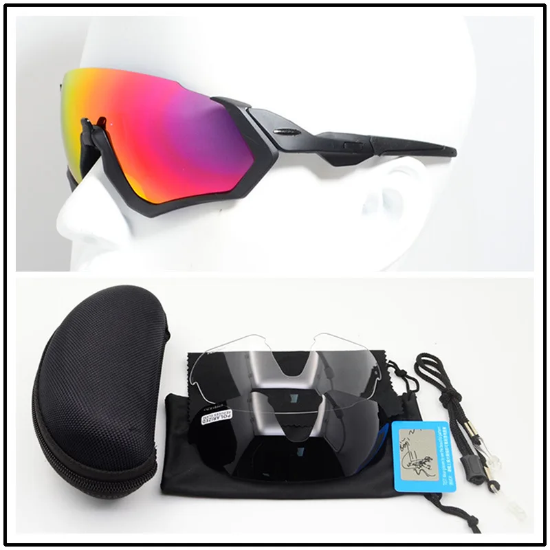 

Велосипедные очки Mootoro, поляризационные солнцезащитные очки для верховой езды, поликарбонатные черные очки унисекс для горного велосипеда