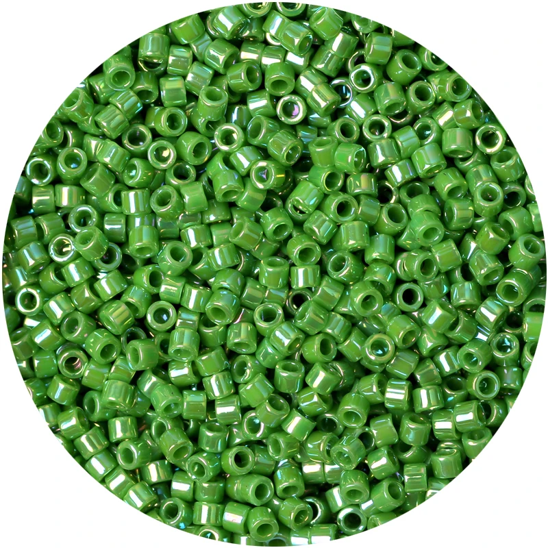 

FAIRYWOO 5 Grams/Bag Handmade Miyuki Delica Beads DB163 Green Color DIY Accessories Jewelry Ring Kit Seedbead 11/0 Wholesale