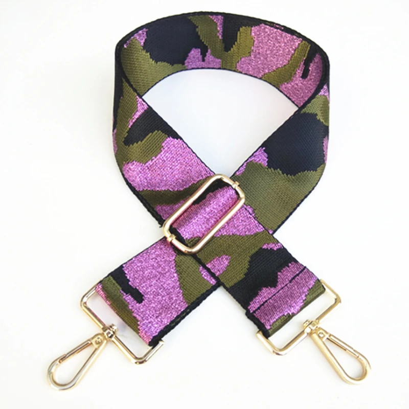 

Women's 5cm Wide Shoulders Ethnic Style Camouflage Styles Shoulder Bag belt Crossbody Replacement Accessories