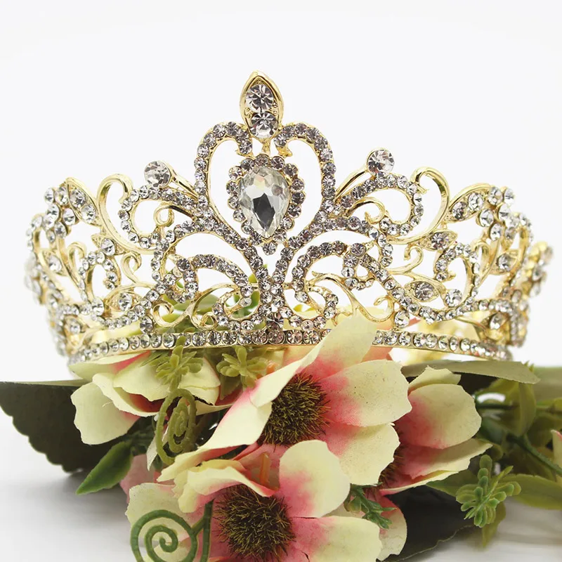 

Bridal Wedding Tiara Crown Wedding Party Alloy Diamond Inlay Hair Accessories LAD-sale