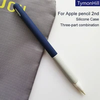 tymonhill for apple pencil 2nd gen splicing protective cover ipad stylus pen holder apple pen silicone accessories non slip case