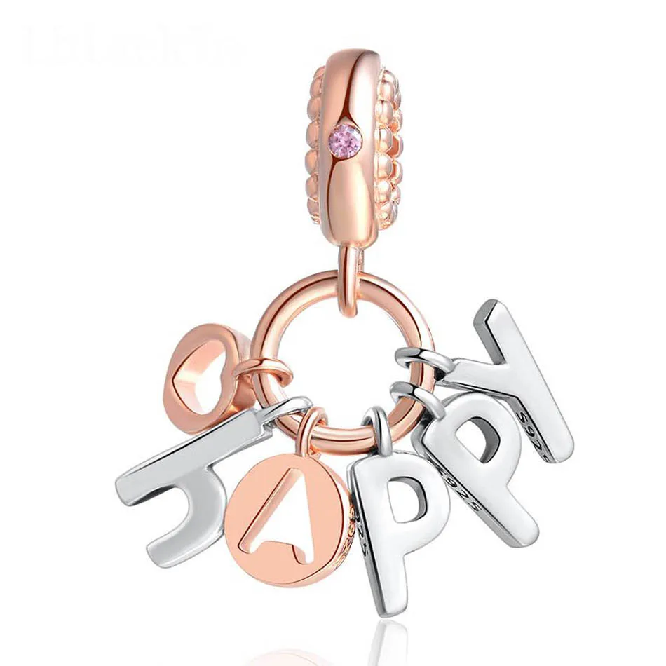 S925 DIY Ювелирные изделия клевер счастливый Баскетбол Хоккей Любовь счастливые