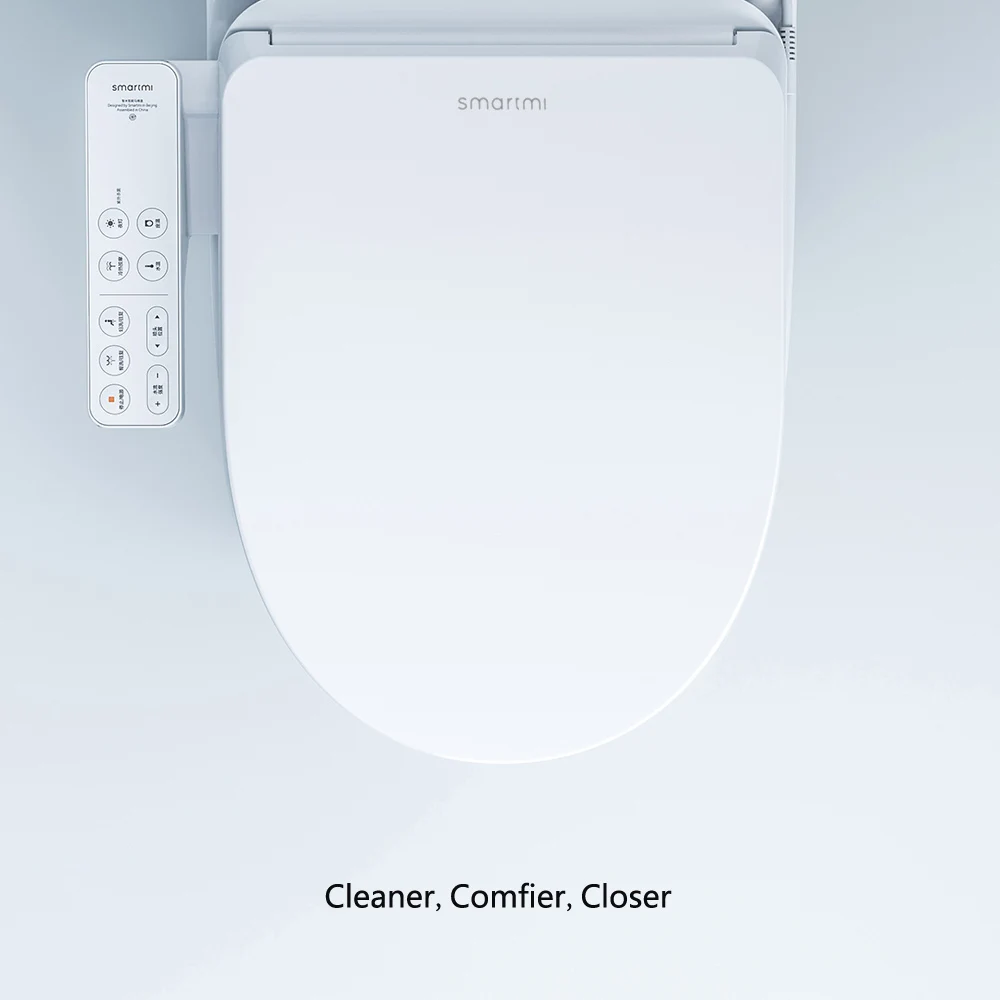 Xiaomi Mi Смарт сиденье для унитаза крышка фильтр с подогревом воды электронные Подогреваемые биде спрей стульчак с светодиодный ночной Светильник