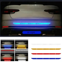 safty car reflective tape stickers exterior warning strip reflect tape traceless protective car sticker trunk auto accessories