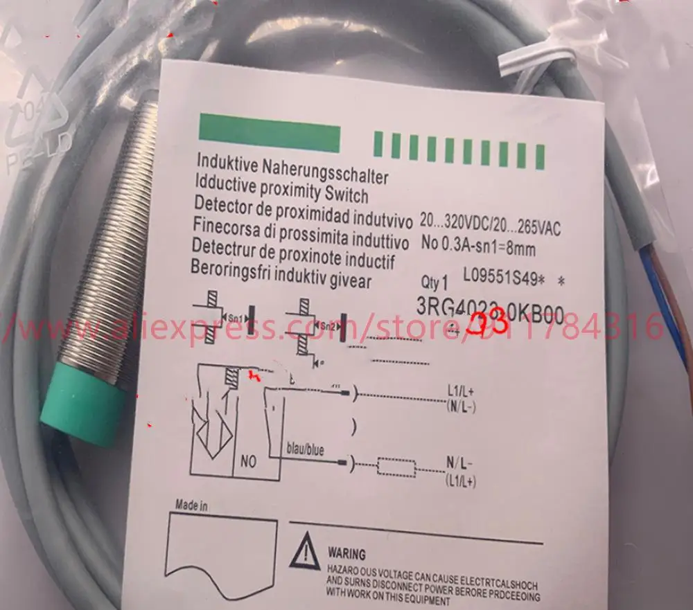 Новый высококачественный Бесконтактный переключатель 3RG4012-3KB00 3RG4022-0AB00 3RG4022-3KB00 3RG4013-0KB00, 2 шт.