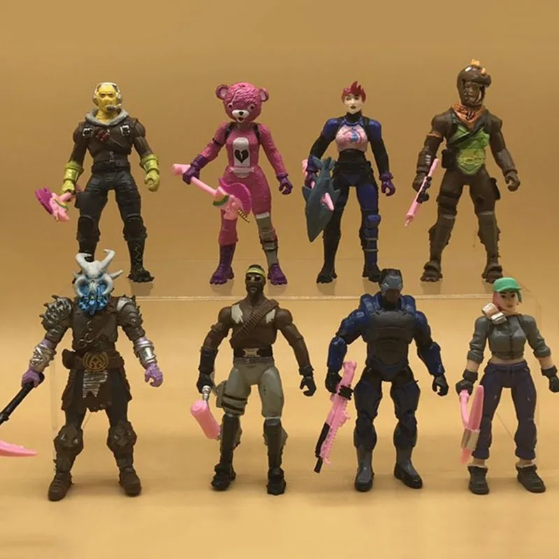 

8pcs/set Fortnite Toy Action Figure FORTNITE Figure Dolls Model Action Figures Ornaments Figurine Toys Children's Christmas Gift