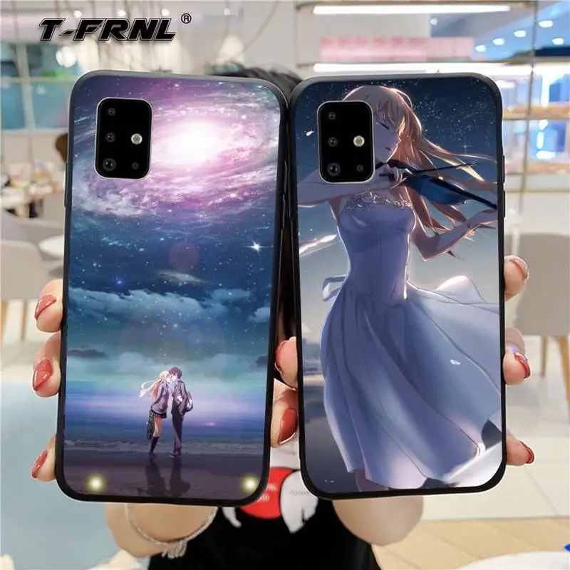 

Japan Anime Your Lie in April Phone Case For Samsung A6 A7 A8 A10 A11 A20 A21 A30 A31 A40 A50 A70 A80 A91 Plus S E Cover