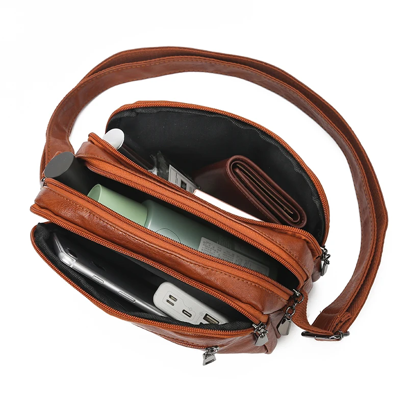 

Small PU Leather Crossbody Bags for Women 2020 Fashion Simple Purses and Handbags Luxury Designer Casual Female Shoulder Bag